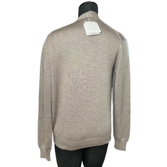 Hermes Womens Cardigan Pebble Gray Cashmere Silk Knit EU Size 40 Sweater New Tag - Picture 12 of 16